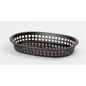 Rectangle Food Basket Black (3 dz / cs) NSF