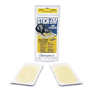 Stick-Em Rat & Mouse Size Glue Trap 10" x 5" Glue Trap (2 ea / pk, 24 pk / cs)