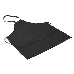 Apron-Black Bib W / Pockets 65 / 35 Polyester / Cotton (12 ea / cs)