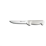 Basics Boning Knife, 6", wide, stain-free, high-carbon steel, textured, polypropylene white handle, NSF Certified (12 ea / bx)