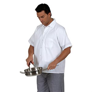Shirt-Kitchen White X-Large (12 ea / cs) 100% Polyester 1 / pocket