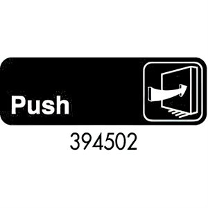 Sign 3 x 9, Push (12ea / bx 10 bx / cs)