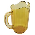 60 oz Polycarbonate Pitcher 3 Spout Amber (12 ea / cs)