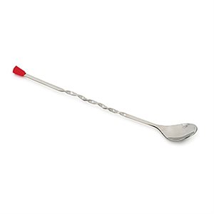 Bar Spoon 11" with Red Top (24 ea / bx, 10 bx / cs)