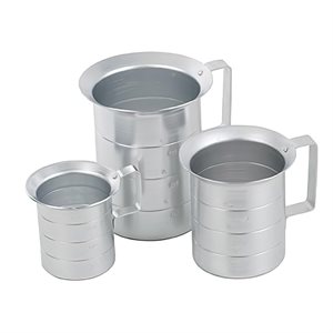 2 qt Liquid Measuring Cup, Aluminum (1ea / 24ea / cs)