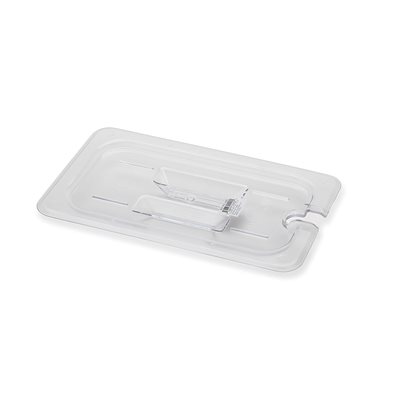 PolPolycarbonate Cover 1 / 4 Size Solid with Handle NSF (12 ea / bx 2 bx / cs))