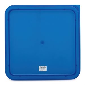 Polyethylene Square Lid NSF for 12, 18 & 22 qt BLUE (6 ea / cs)