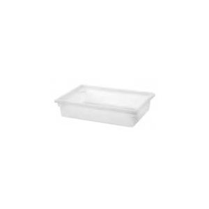 Food Storage Box 18" x 12" x 3-1 / 2" White Polypropylene (12 ea / cs)