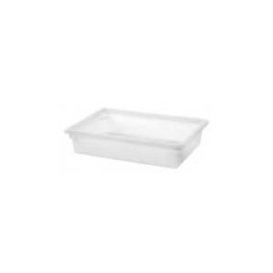 Food Storage Box 18" x 26" x 3-1 / 2" White Polypropylene (6 ea / cs)