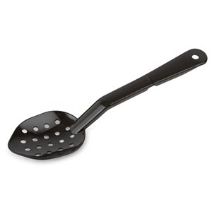 Serving Spoon 13" Perf Polycarb Black (sold by the dz) (1 dz / bx 6 bx / cs)