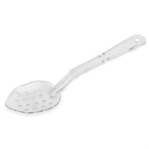 Serving Spoon 13" Perf Polycarb Clear (sold by the dz) (1 dz / bx 6 bx / cs)