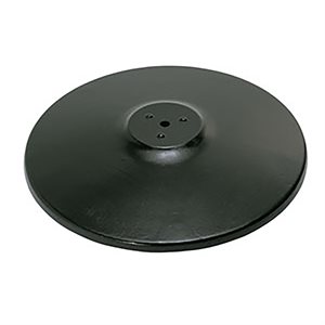 22" Round Black Table Base Only Cast Iron (2 ea / cs)