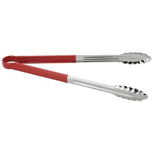 Tong S / S 16" Red Handle (12 ea / bx 10 bx / cs)