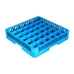 36-Compartment Glass Rack Blue NSF Listed Compartment Size 2.87"L x 2.87"W x 3.22"H (6 ea / cs)