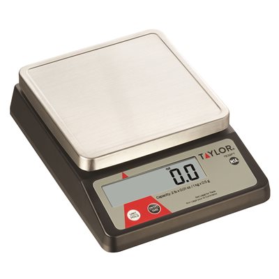 Portion Control Scale, digital, compact, 2 lb x .01 oz. / 1 kg x 0.5 g dry capacity, requires (2) AAA batteries (not included) or AC adaptor (included), (1 ea)
