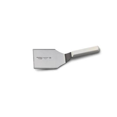 Basics Hamburger Turner, 5" x 4", heavy, stainless steel, offset blade with polypropylene handle, NSF Certified (6 ea / bx)